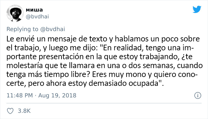 Este tipo compartió la historia viral de su cita de Tinder que salió mal porque la misma mujer engañó a decenas de hombres