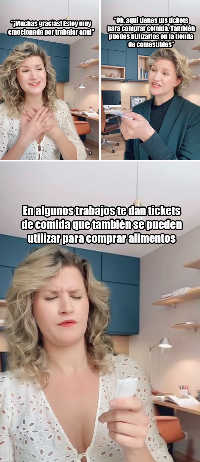 Algunos trabajos dan tickets de comida