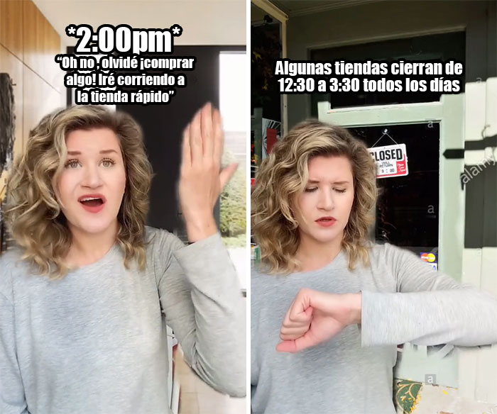 Algunas tiendas cierran de 12:30 a 3:30 todos los días