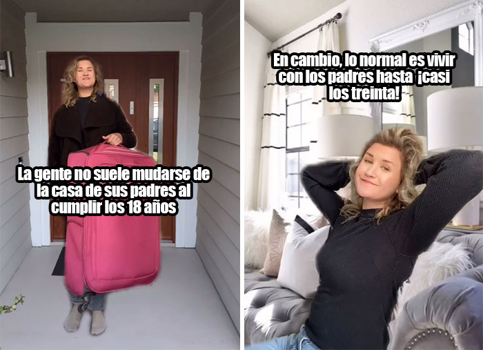 Los adultos viven con sus padres hasta casi los treinta años