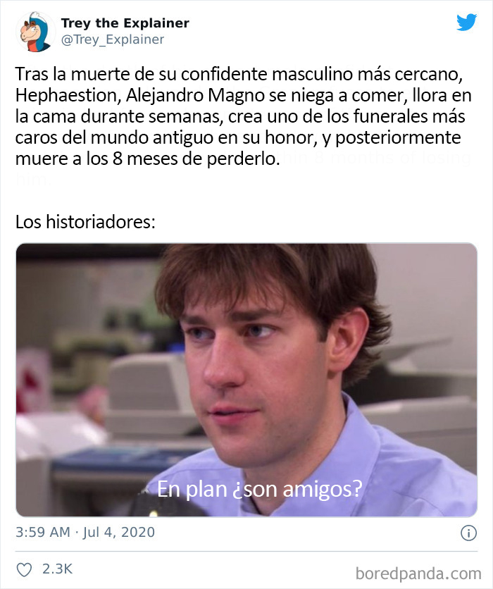 Solo chicos siendo colegas