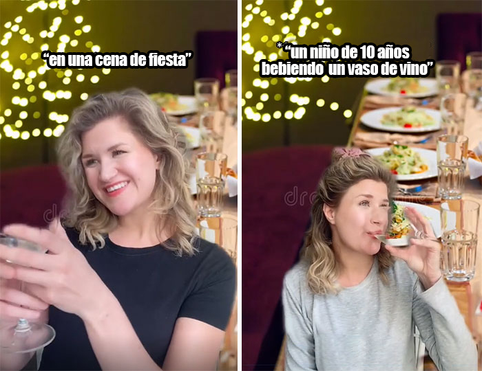 Está bien que los niños beban un pequeño vaso de vino