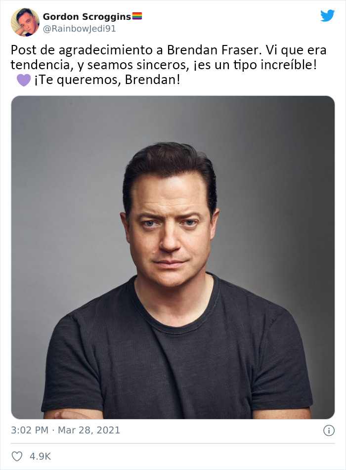 The Internet Just Made Brendan Fraser Go Viral Simply For Being Awesome, And Here Are 30 Of The Best Tweets
