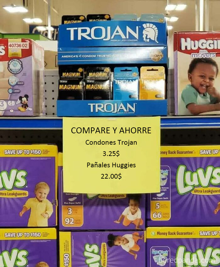 Creo que alguien que trabaja en esta tienda no tiene hijos