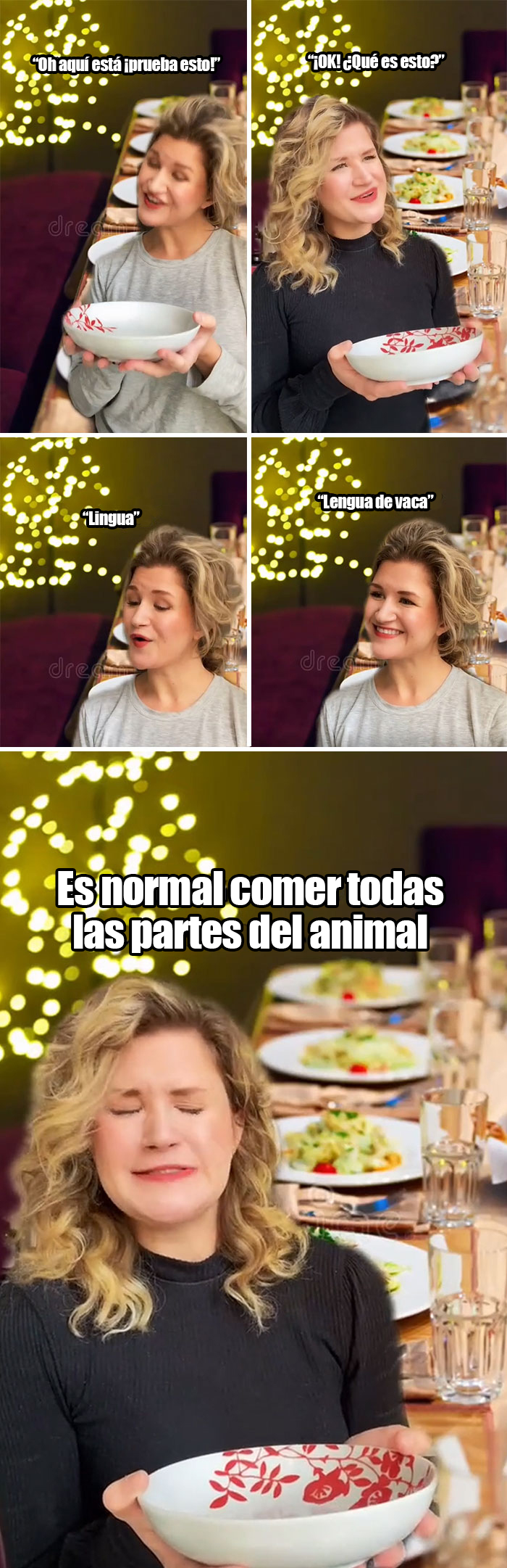 Es normal comer todas las partes del animal