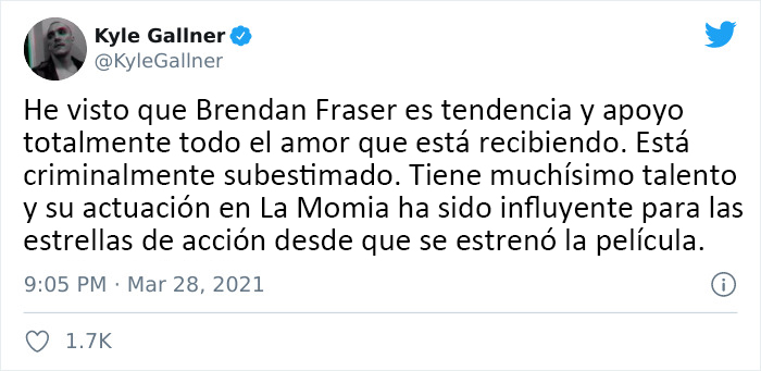 The Internet Just Made Brendan Fraser Go Viral Simply For Being Awesome, And Here Are 30 Of The Best Tweets