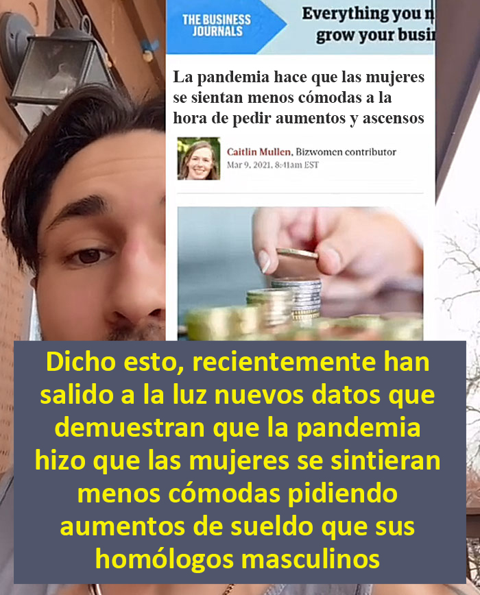 Este licenciado en economía explica la brecha salarial entre hombres y mujeres en menos de 1 minuto