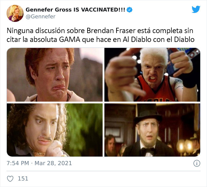 The Internet Just Made Brendan Fraser Go Viral Simply For Being Awesome, And Here Are 30 Of The Best Tweets