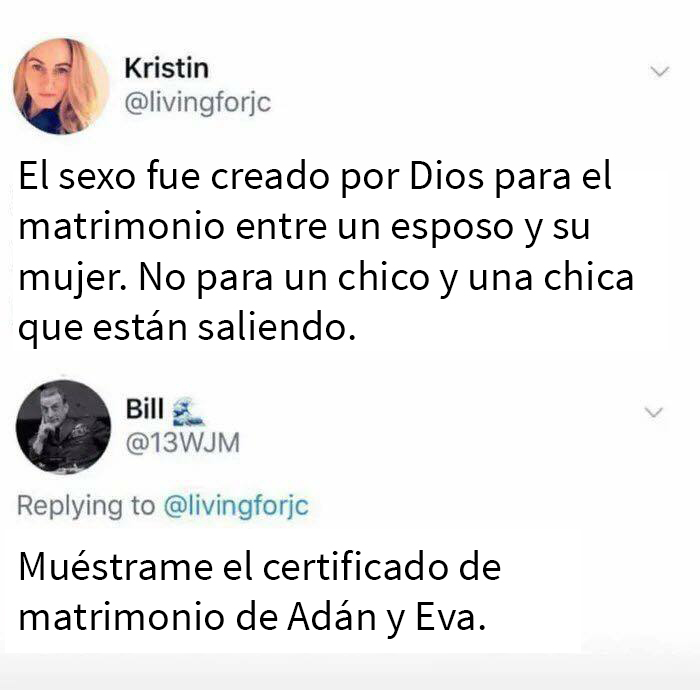 Totalmente cierto