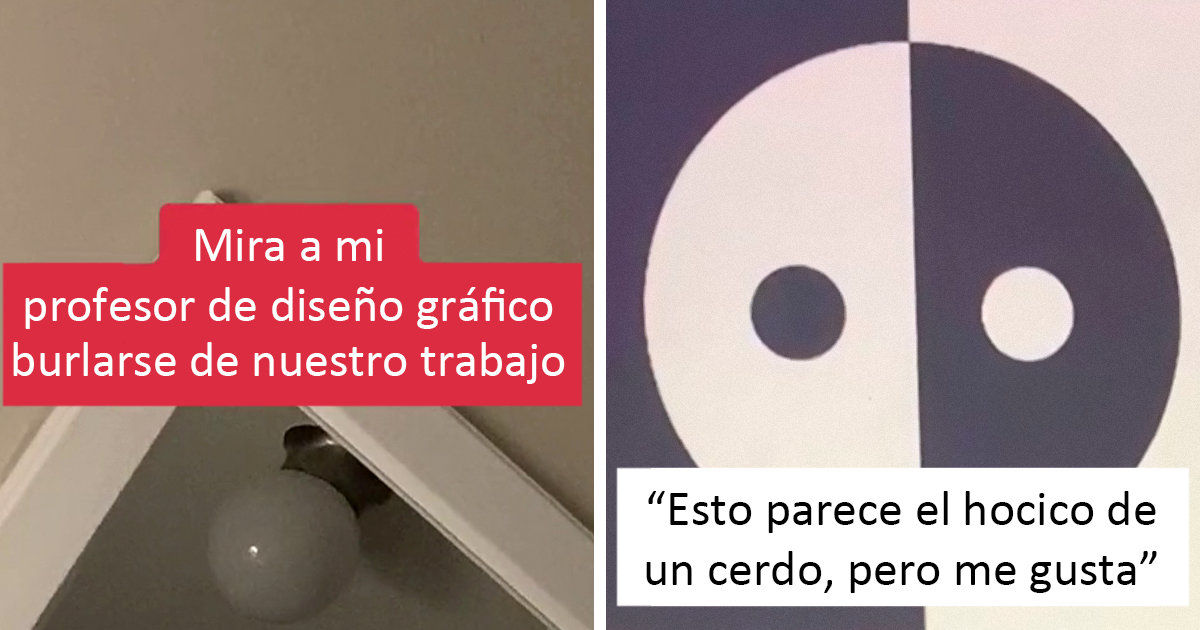 Este profesor de diseño gráfico se hace viral por burlarse con gracia de los trabajos de sus alumnos