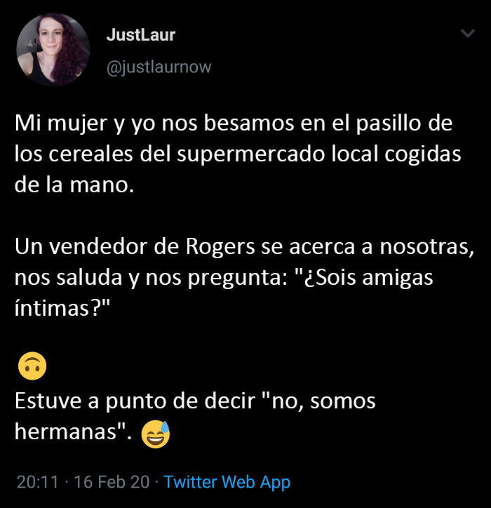 No, somos hermanas