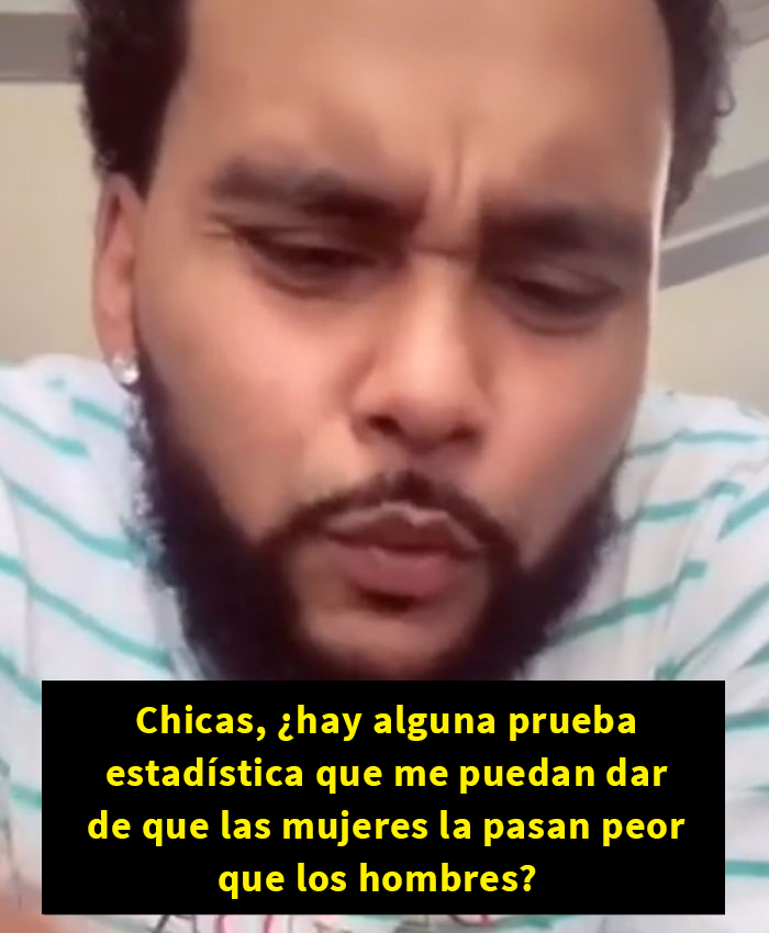 Se vuelve viral el vídeo de este hombre donde comparte estadísticas sobre la injusticia del mundo con la mujer, y cuesta creerlas
