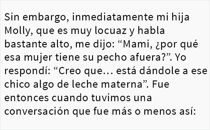 “Me indigna cómo me has avergonzado”: esta madre se enfrentó a una mujer que cuestionaba la edad de su hijo lactante