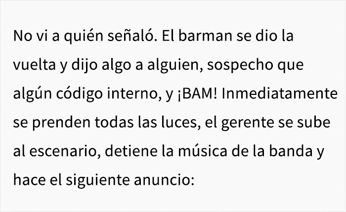 La gente aplaude la manera en que este bar lidió con alguien que drogó la bebida de una mujer
