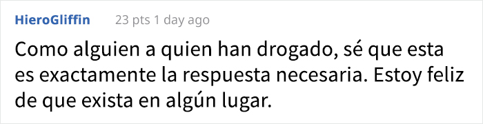 La gente aplaude la manera en que este bar lidió con alguien que drogó la bebida de una mujer