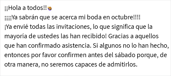 Esta novia pidió a sus invitados regalos de $400 y es criticada en internet