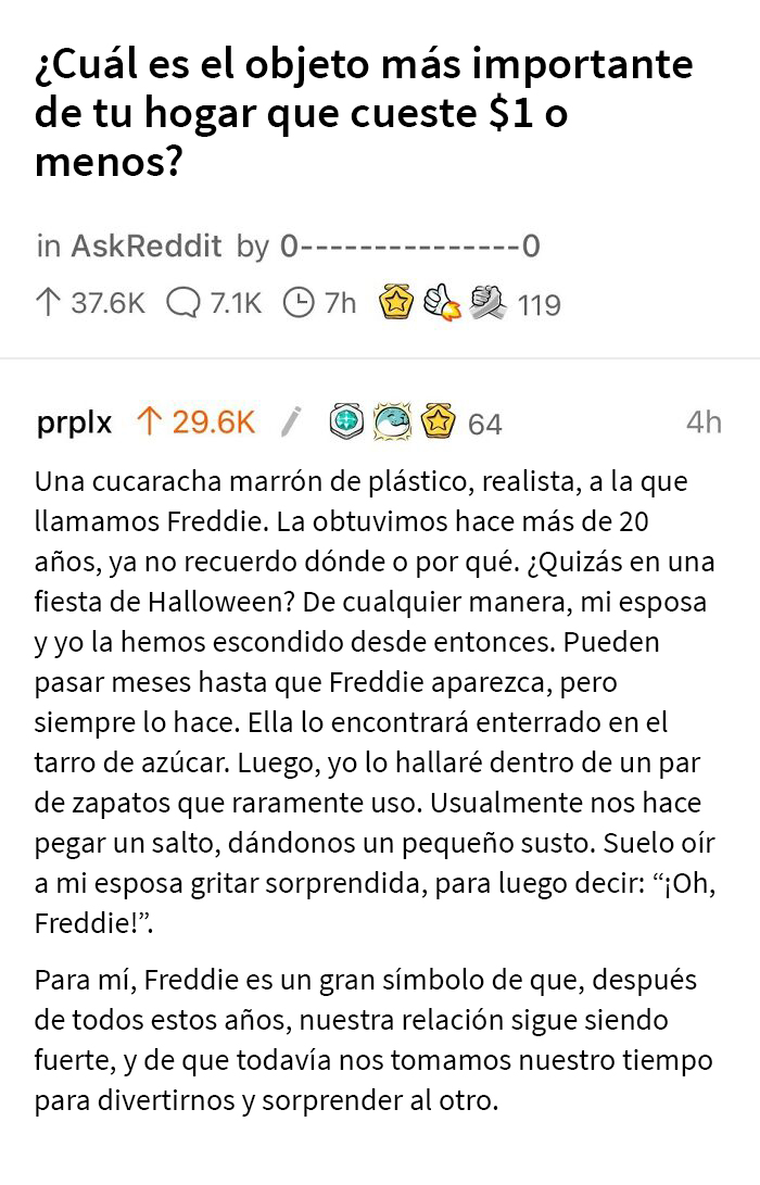 Esta pareja y su cucaracha
