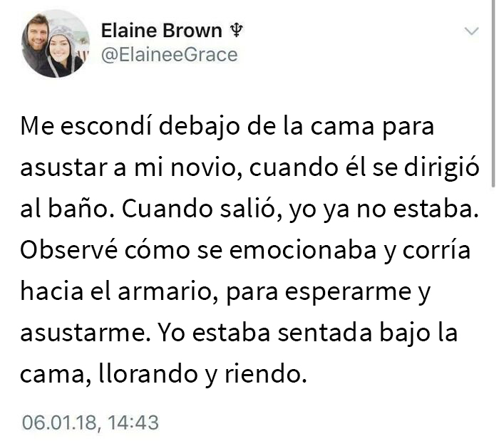 Para asustar a tu novio