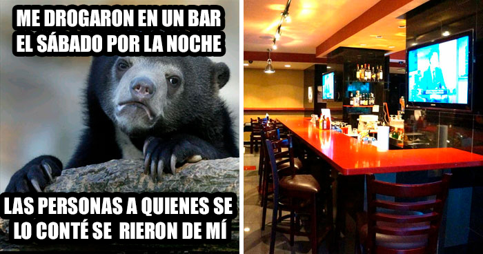 Este hombre cuenta la historia de cuando echaron droga a su bebida en un bar, y otros comparten experiencias similares