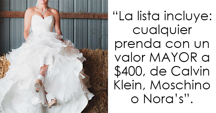 Esta novia pidió a sus invitados regalos de $400 y es criticada en internet