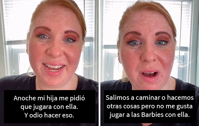 Se vuelve viral la honesta revelación de una madre a quien no le gusta jugar a las Barbies con su hija