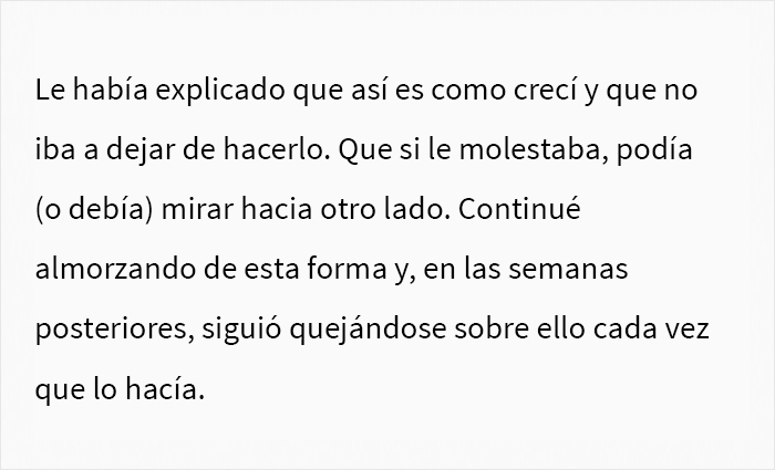 Drama en la oficina: Esta trabajadora fue reportada por una compañera que la acusó de comer "patatas sexis"