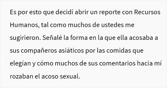 Drama en la oficina: Esta trabajadora fue reportada por una compañera que la acusó de comer "patatas sexis"