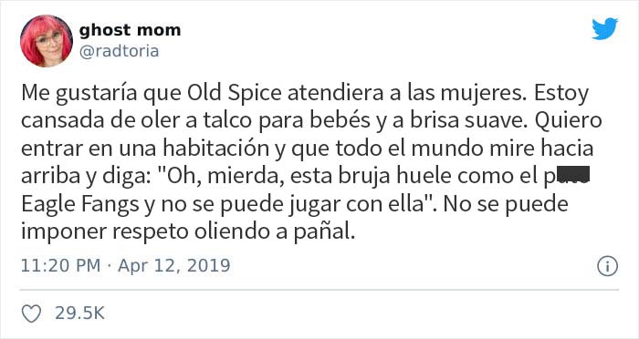Esta mujer pidió un desodorante femenino Old Spice, inventa un nombre y Old Spice lo realiza