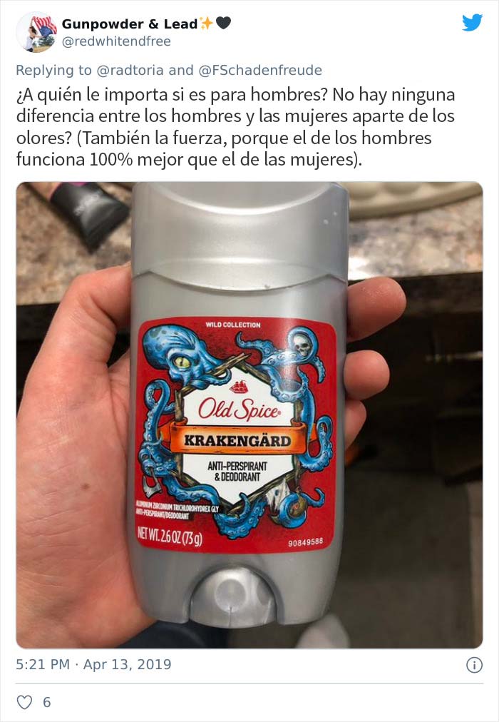 Esta mujer pidió un desodorante femenino Old Spice, inventa un nombre y Old Spice lo realiza