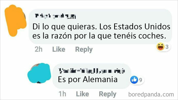 Estados Unidos es la razón por la que tenéis coches