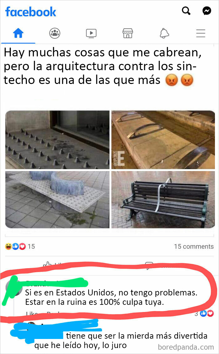 Estar arruinado en Estados Unidos es 100% culpa tuya