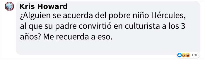 Este padre obsesionado con el fitness presume del físico esbelto de su hijo de 8 meses y acaba ridiculizado