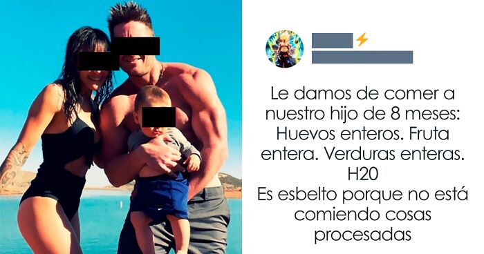 Este padre obsesionado con el fitness presume del físico esbelto de su hijo de 8 meses y acaba ridiculizado