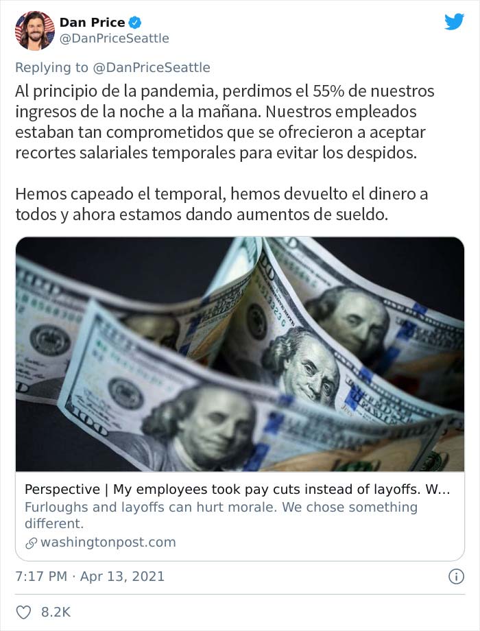 Fox News se burló de este empresario por aumentar el salario mínimo de sus empleados y recortar el suyo, y él les restriega su éxito en la cara 6 años después