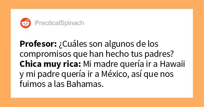25 Historias de encuentros raros y confusos que tuvo la gente con «niños ricos»