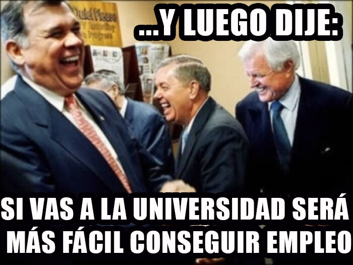 Estudia en la universidad...