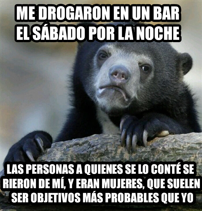 Este hombre cuenta la historia de cuando echaron droga a su bebida en un bar, y otros comparten experiencias similares