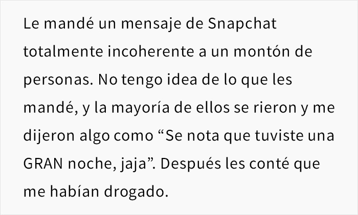 Este hombre cuenta la historia de cuando echaron droga a su bebida en un bar, y otros comparten experiencias similares