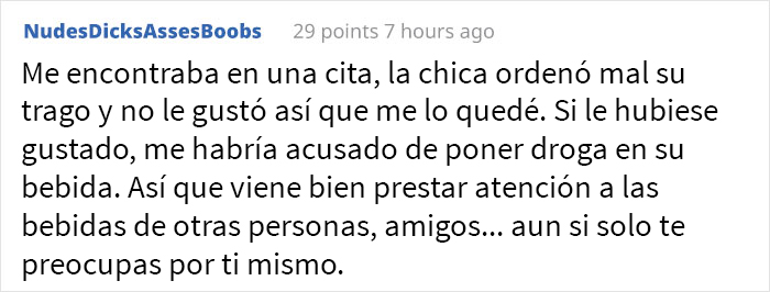 Este hombre cuenta la historia de cuando echaron droga a su bebida en un bar, y otros comparten experiencias similares