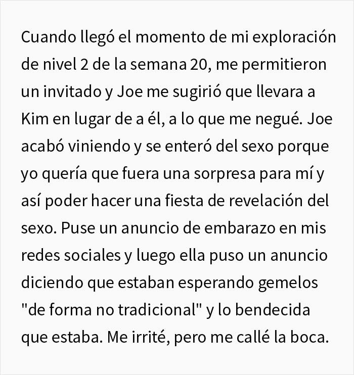 Esta embarazada de gemelos tiene que buscar un abogado porque la nueva novia de su ex, con problemas de fertilidad, la trata como un vientre de alquiler
