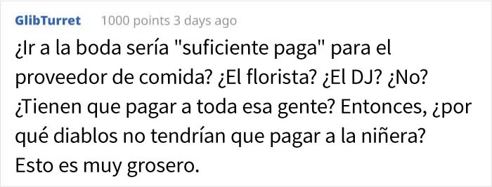 Esta mujer pregunta si se equivocó al rechazar una invitación de boda en la que se esperaba que cuidara a todos los niños gratis