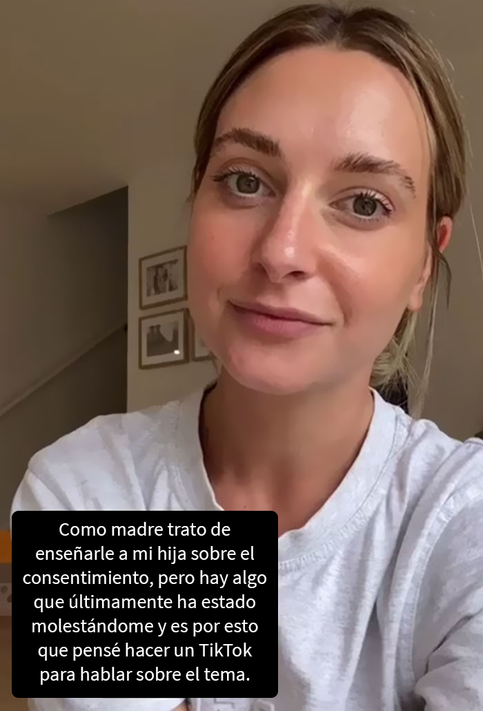 Esta madre explica por qué los abuelos de su hija de 2 años no pueden abrazarla sin su consentimiento
