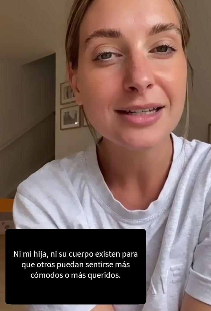 Esta madre explica por qué los abuelos de su hija de 2 años no pueden abrazarla sin su consentimiento