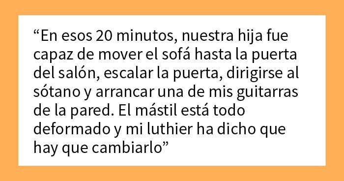 Este padre exigió a la niñera que reemplazara una guitarra de 2200$ que su hija de 3 años rompió mientras ella la cuidaba