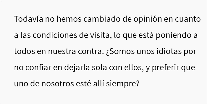 Estos abuelos perforaron las orejas de su nieta bebé a espaldas de los padres, y luego se enojaron porque no les permiten cuidarla más