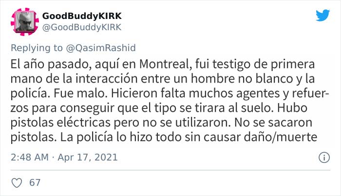 Este policía denuncia a los policías perezosos que pretenden "confundir" pistolas con tasers en este hilo viral