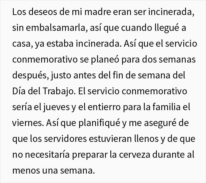 Este empleado fue castigado por su jefe al tomarse un tiempo tras la muerte de su madre, así que destruyó toda la empresa