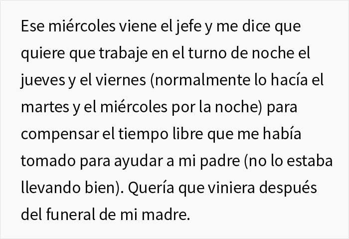 Este empleado fue castigado por su jefe al tomarse un tiempo tras la muerte de su madre, así que destruyó toda la empresa
