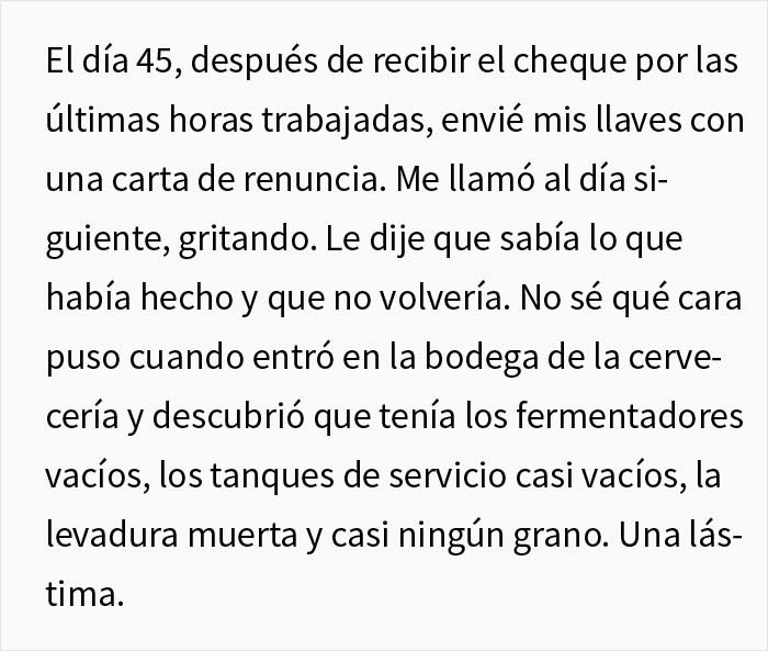 Este empleado fue castigado por su jefe al tomarse un tiempo tras la muerte de su madre, así que destruyó toda la empresa