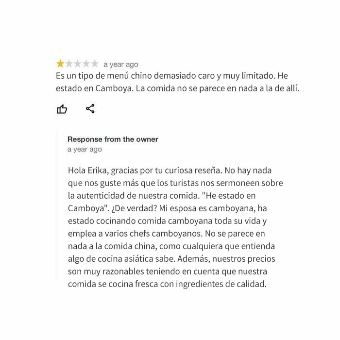 30 Times Restaurants Left Hilarious Replies Under Bad Reviews, Shared By This Instagram Page